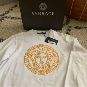 Versace Medusa embroidered sweatshirt NWT